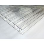 Hakel 10 mm 150x150 cm Şeffaf Polikarbon Levha Sera Pergole Sundurma Çatı Kaplama