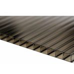 Hakel 10 mm Füme Polikarbon Sera Pergole 100x140 cm Sundurma Çatı Kaplama Levha