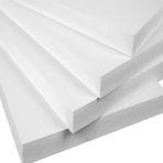 Hakel 10x20 cm 18 mm Beyaz Dekota Levha Pvc Foam Foreks Levha Maket Malzemesi