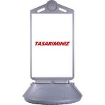 Hakel 87 x 50 cm Reklam Park Dubası Çift Taraflı