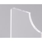 Hakel Şeffaf Levha Cam Görünümlü Pleksi Akrilik 4.6 mm 35x50 cm Pleksiglas