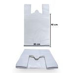 Hakhan Birinci Sınıf Beyaz Market Pazar Taşıma Poşeti Büyük Boy 30x45 Cm 1 Kg