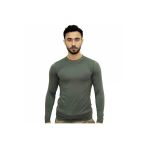 Haki Askeri Termal Microfiber Uzun Kol Tişört- Mikrofiber Spor Tişörtü