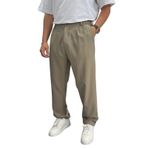 Haki Çift Pileli Baggy Pantolon ES-80-26 M