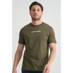 Haki Erkek Bisiklet Yaka Tişört Premium Pamuklu Yüksek Kalite Regular Fit - XL