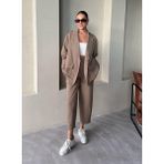 Haki Holly Cepli Blazer Ceket Pantolon Takım