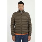 Haki Kapitone Slim Fit Erkek Mont