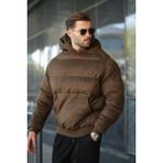 Haki Kapüşonlu Erkek Şişme Mont 7235