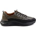 Haki Leather Erkek Sneaker E01018240203