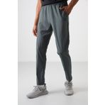 Haki Polyester İnce Yumuşak Comfort Fit Erkek Eşofman Alt - 82119