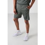 Haki Polyester Kalın Yumuşak Comfort Fit Erkek Şort - 81271
