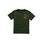 Haki Tişört Basketbol Spor Basketball Chicago Yazı Minimal Ön Unisex T-shirt Haki