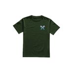 Haki Tişört Eldiven Blue Flag CM Punk Mavi Bayrak Fitness Spor Minimal Ön Unisex T-shirt Haki