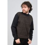 Haki Triko Erkek Yarım Balıkçı Yaka Desenli Kazak 60872013 Lacivert - 2XL