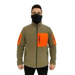 Haki Turuncu Soft Shell Taktik Polar Mont Avcı 7 Cep