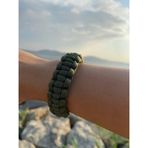 Haki Yeşili Paracord Bileklik 16 cm
