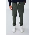 Haki Yüzeyi Dokulu Standart Fit Erkek Eşofman Alt - 82156