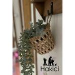 Hakici Dekoratif Çok Amaçlı / Hasır Saksı Sepet / Askı Sepet / Duvar Sepet 10 x 10CM