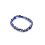 HAKİKİ AMORF KESİM DOĞAL LAPİS LAZULİ TAŞI BİLEKLİK 1.KALİTE 002