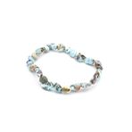 Hakiki Amorf Kesim Doğal Larimar Taşı Bileklik 1.kalite 002