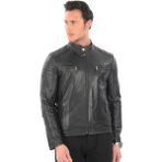 Hakiki Deri Erkek Ceket – Klasik Şıklıkla Buluşan Modern Stil - XL - Siyah
