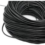 Hakiki Deri Ip Siyah 3 mm 5 Metre