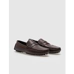 Hakiki Deri Kahverengi Kemerli Erkek Loafer