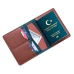 Hakiki Deri Pasaport Kılıfı | Seyahat Cüzdanı | Pasaport Koruyucu,Gerçek Deri Pasaport Cüzdanı, Deri Seyahat Cüzdanı, Deri Pasaport Kılıfı Para Bölmeli- Kredi kartı Bölmeli