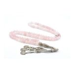 Hakiki Doğal 99 Luk Pembe Kuvars Tesbih 1.kalite