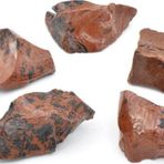 Hakiki Doğal Mahogany Obsidyen Taşı Kaya Parçası