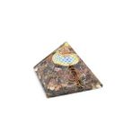 Hakiki Doğal Turmalin Taşı Orgonit Piramit 181 Gram