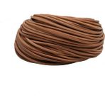 Hakiki Sırım Deri Ip Natural 5 mm 1 Metre - Naturel
