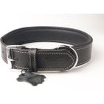 Hakiki Yağlı Deri Köpek Boyun Tasması S Siyah 2,5X32-41 cm