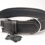 Hakiki Yağlı Deri Köpek Boyun Tasması Xs Siyah 2X29-37 cm