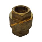 Hakim Yapı Market Kurtağzı 1/2 Dişi Kangal Boru Bağlantı Elemanı Kurt Ağzı Sarı Prinç Kalite - 0.012 - Antik Sarı