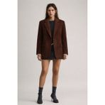 Hakke Kadın Şık Süet Blazer Ceket - XL
