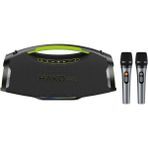 Hakopro 350W Ekstra Bass 16000 Mah Mikrofonlu Hoparlör Ipx5 H702 - Siyah