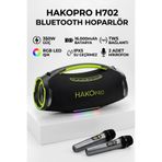 hakopro 350W Ekstra Bass 16000 mAh Mikrofonlu Hoparlör ıpx5 H702