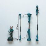 Haktaş 2,5 mt Teleskop Sırık Akülü Budama Makası 21 Volt 1,5 Ah. (Süper Kalite)