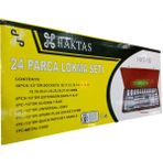 Haktaş HKLS-024 24 Parça Lokma Anahtar Seti - Gri