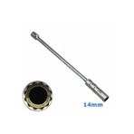 HAKTOR ARM 3/8 14mm buji Yıldız mıknatıslı mafsallı buji lokması 210mm