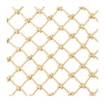 Halat ağı, 2 x 3 m, Çocuklar için Açık Güvenlik Ağı, Tırmanma Halatı, Balkon Çiti, Kargo Ağı, Kenevir Salıncak Köprüsü - Tırmanma, Oyun ve Dekoratif Kullanım için İdeal