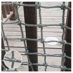 Halat Ağı, Çocuklar ve Yetişkinler için Ağır Hizmet Tırmanma Ağı - Salıncak Setleri için 10 mm Halat C Dokuma Askeri Sınıf Açık Hava Tırmanma Ağı (1x5m 3x13 ft) Oyun Alanı Eğlencesi için Mükemmel!