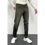 Halat's Erkek RAMOS Çam Yeşili Regular Fit Likralı Jean Kot Pantolon - 36 - 30