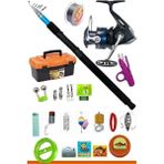 Halbart Shimano Nexave C5000 Hg Spin Deniz ve Göl Için Kıyı Olta Seti Seti