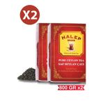 HALEP Ceylon Ithal Sri Lanka Siyah Yaprak Seylan Çayı Tomurcuk Kaçak Çay 800 gr 2 Adet