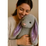 HALEY Uzun Kulaklı Peluş Tavşan Oyuncak | 60 cm Oyun ve Uyku Arkadaşı