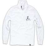 Half Zipper Polar White - M - Beyaz