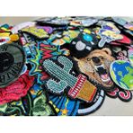 Halfart Karışık Desenli Ütü ile Yapışan Yama Arma Patch Seti - 50 adet
