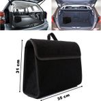 Halı Bagaj Çantası Araç Bagaj Organizer 35cm x 31cm Sert Malzeme